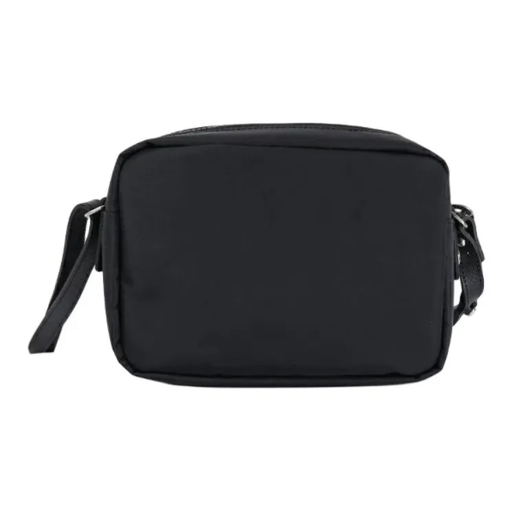 LONGCHAMP Nylon And Leather Clutch Unisex Black-4