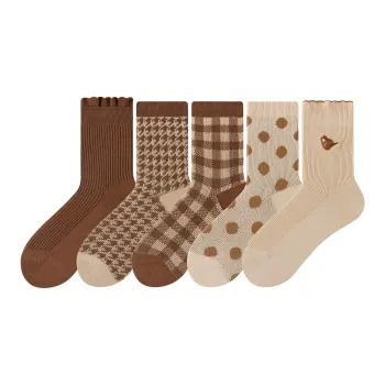 Caramella Mid Calf Socks Women's 5 Pack