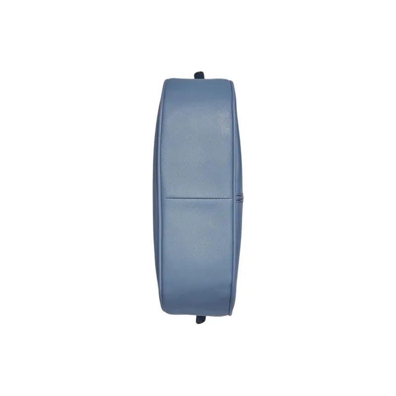 DKNY Soft Leather Hobo Bag One Shoulder Handbags Women's Blue-3