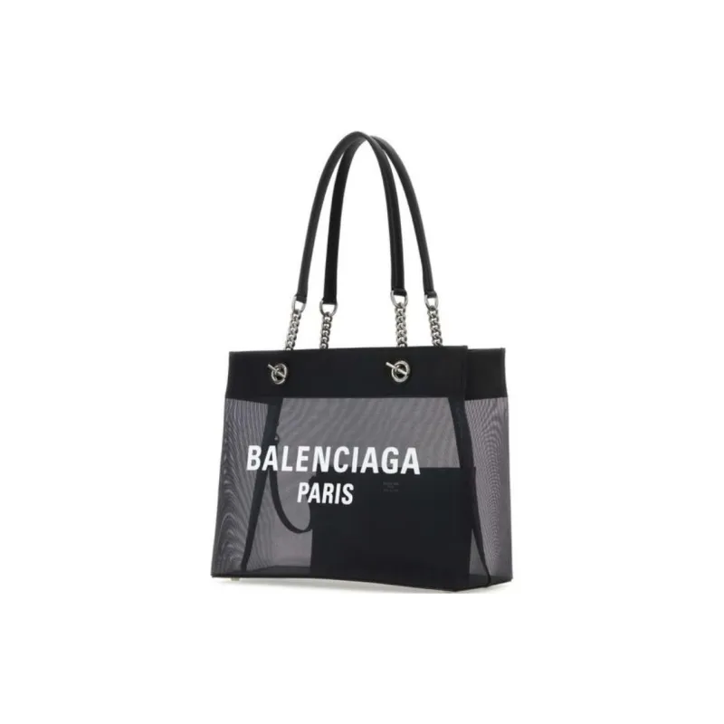 Balenciaga Logo Printed Medium Tote Bag-2
