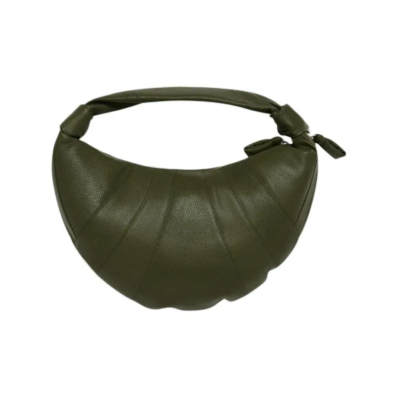 Lemaire Leather Croissant Bag Croissant Bag Croissant Bag Handbag Women's Green-1