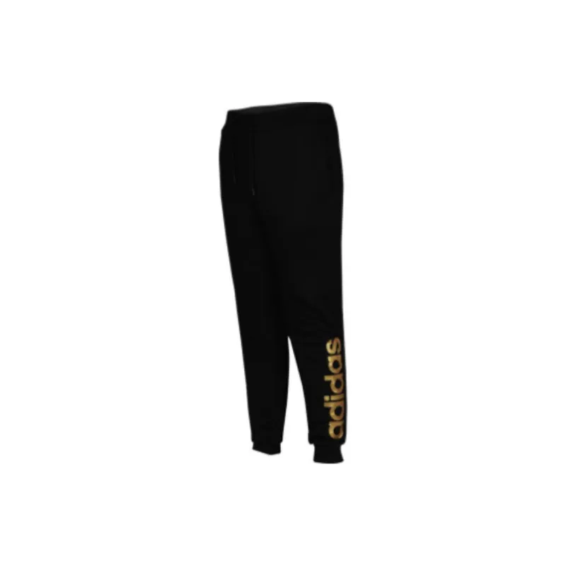 Adidas Neo W ESNTL LG TP 1 Knitted Sports Pants Women's Black-2