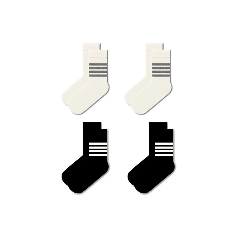 Duanmei Mid Calf Socks Women's 4 Pack-15