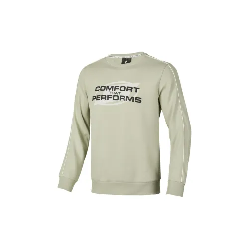 Skechers Basic Sports Series Sweatshirts Men Durable Gray