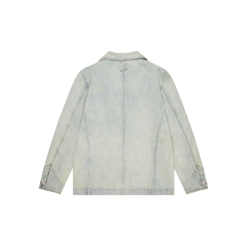 CHINISM Business Suit Unisex Blue Denim-1