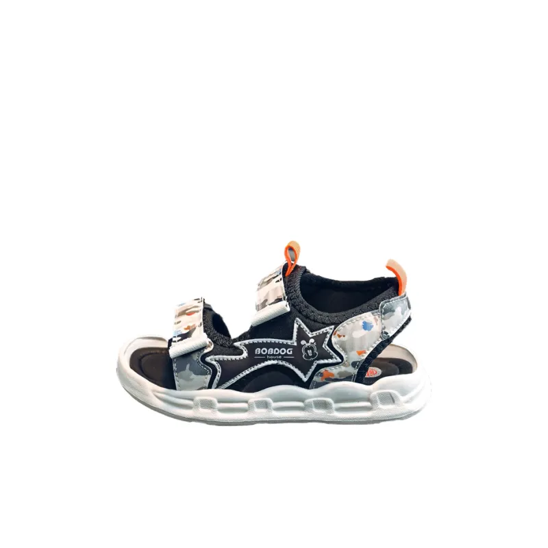 BOBDOG Cushioning Wear-Resistant Children's Sandals Gray Kids'-0