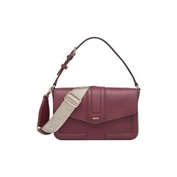 DKNY Recycled Polyester Portable Crossbody Bag Shoulder Bag Women's Red