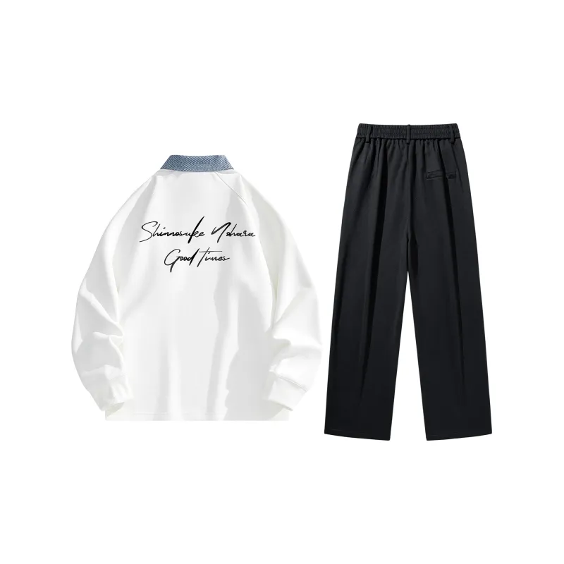 Crayon Shinchan Sweatshirt Set Unisex-4
