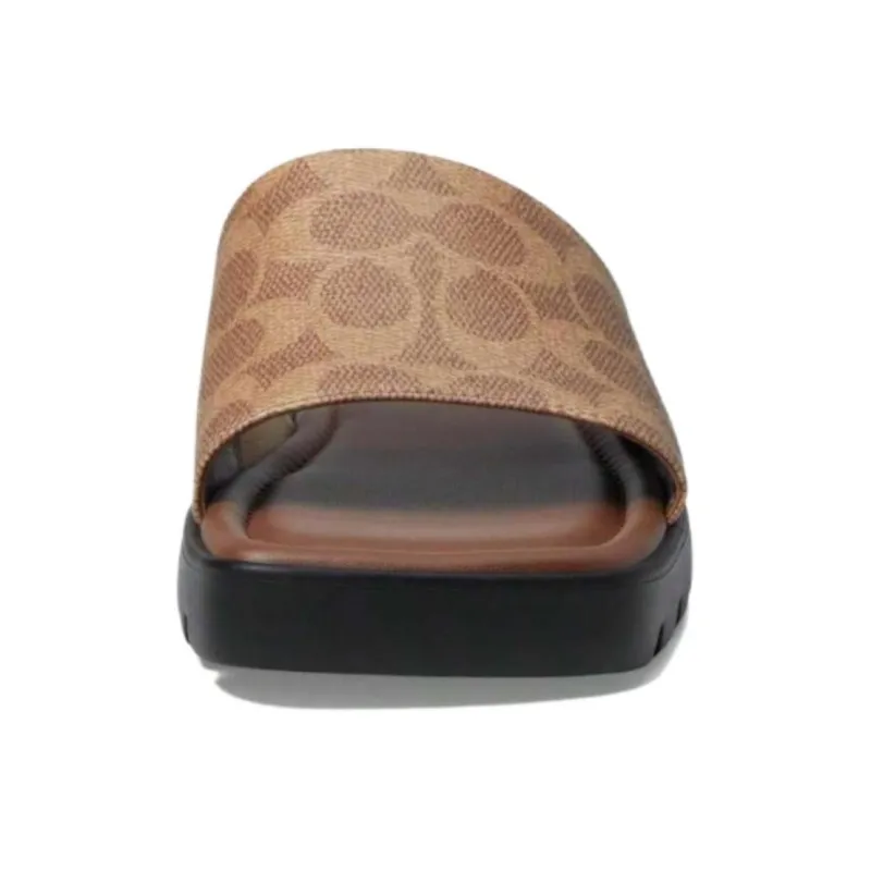 COACH Florence Leather Sandals-3