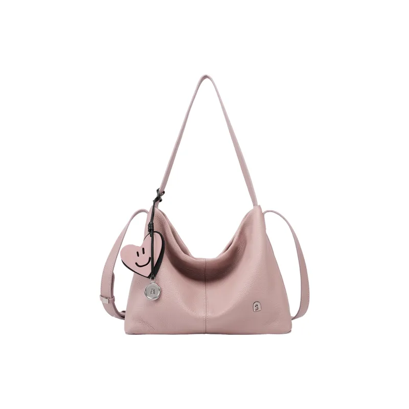 LA FESTIN Top Grain Cow Leather Tote One Shoulder Handbag Small Size Women's Multicolor-13