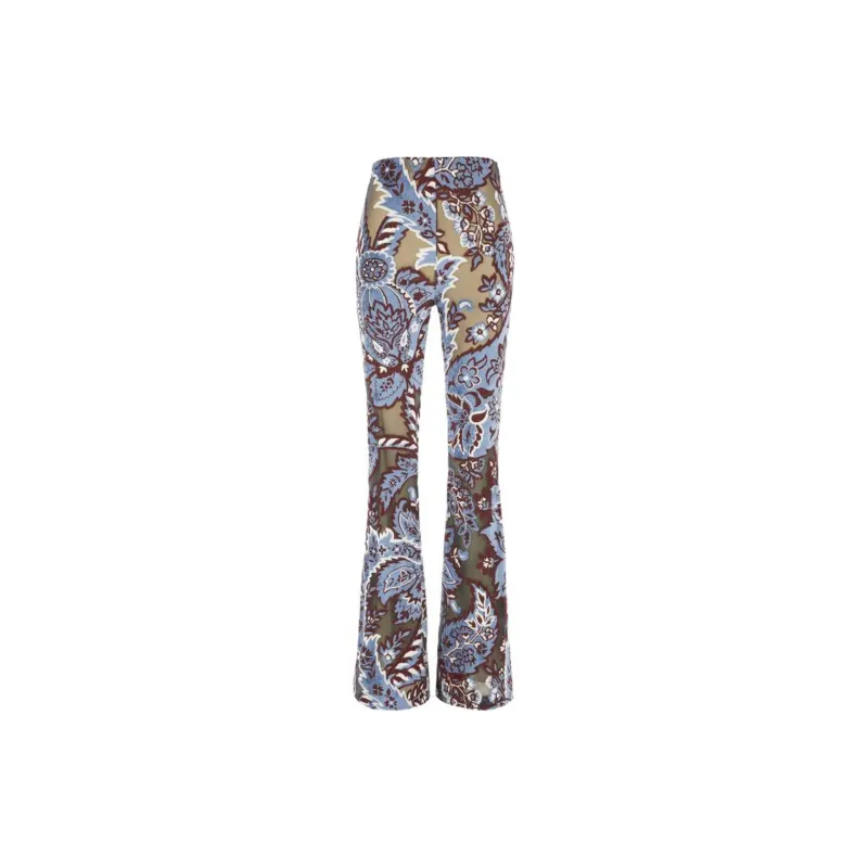 ETRO Jacquard Velvet Trousers-1