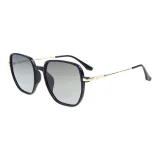 Black Gold Frame with Gray Lens