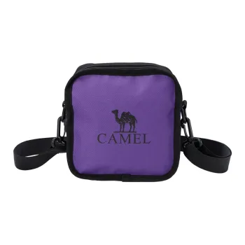 CAMEL Fabric Shoulder Bag Crossbody Bag Regular Unisex Electric Purple/Phantom Black/Coconut Shell/Original Green
