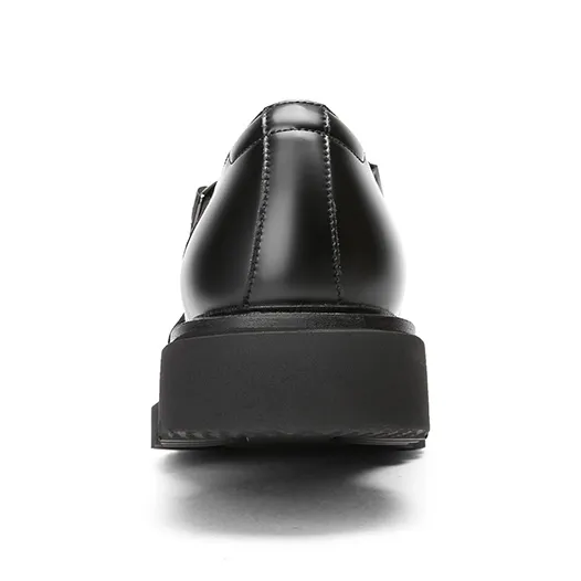 CROWN Casual Shoes Men Black One Yard Larger-3