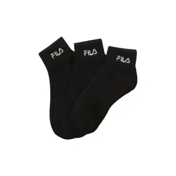 FILA Ankle Socks Unisex 3 Pack Black