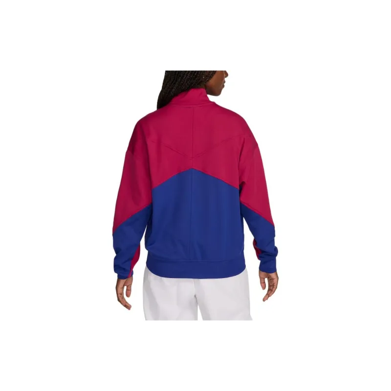 Nike FCAcademy FW24 Pro Home Dri-FIT Football Anthem Jackets Coats Women's Dark Royal Blue Red-1