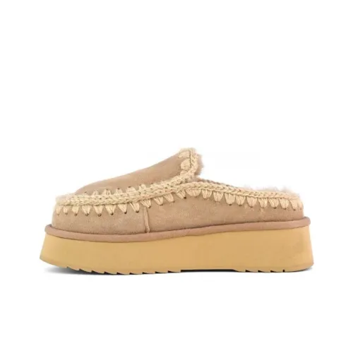 MOU Closed Toe Slippers Women's Camel
