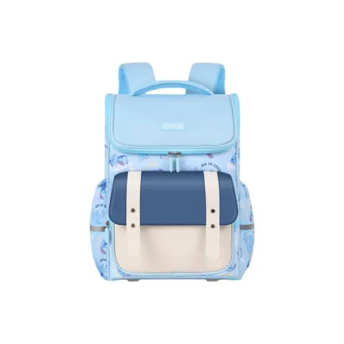 Disney Student Backpacks Light Blue With Dark Blue Accents