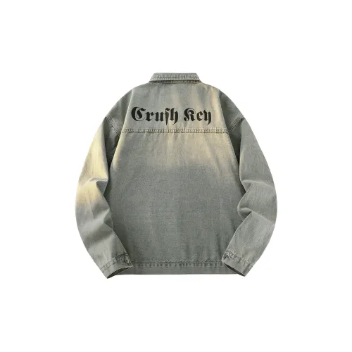 CRUSH KEY Denim Jackets Unisex