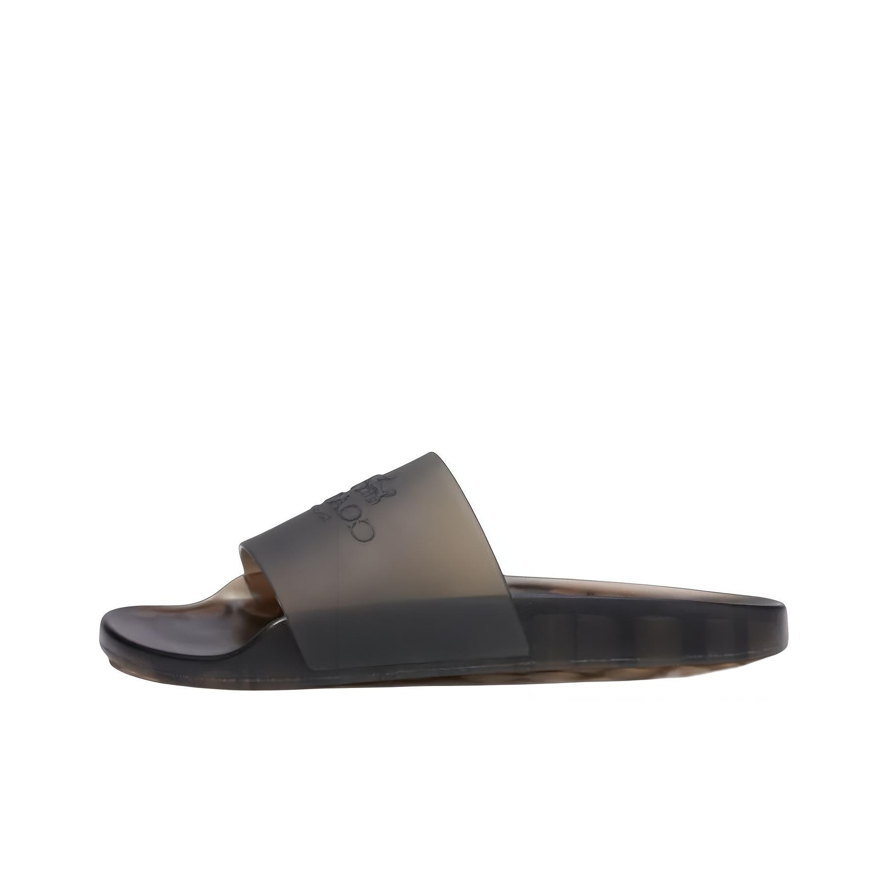 COACH Slide Slippers Men Black POIZON