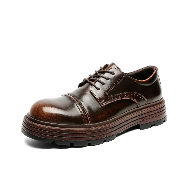 MODENGPAN Casual Shoes Men's Brown-1