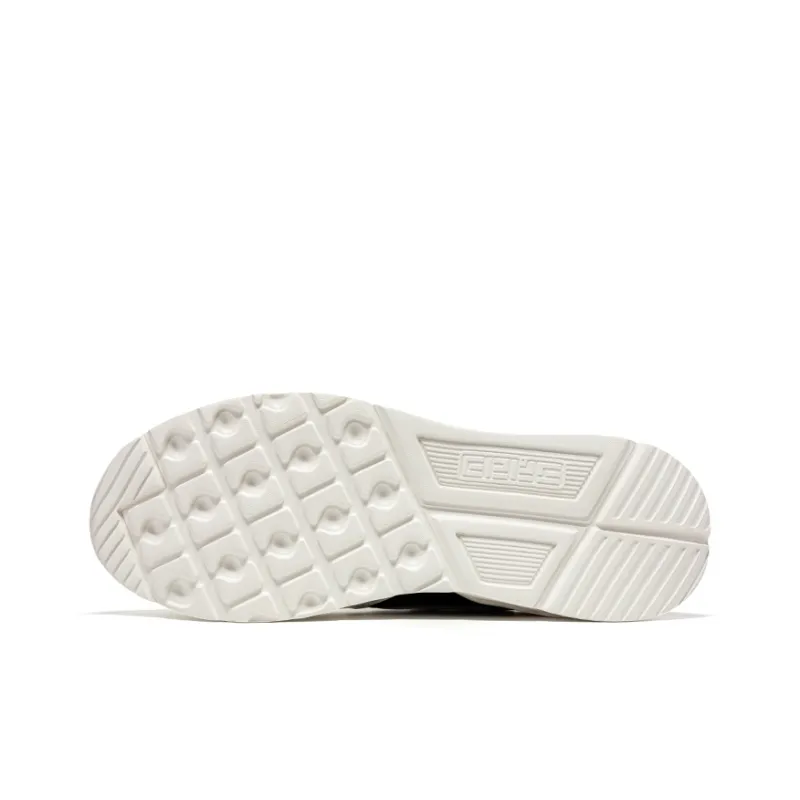 Erke Cushioning Lightweight Low Top Casual Shoes Men White Black Orange-5