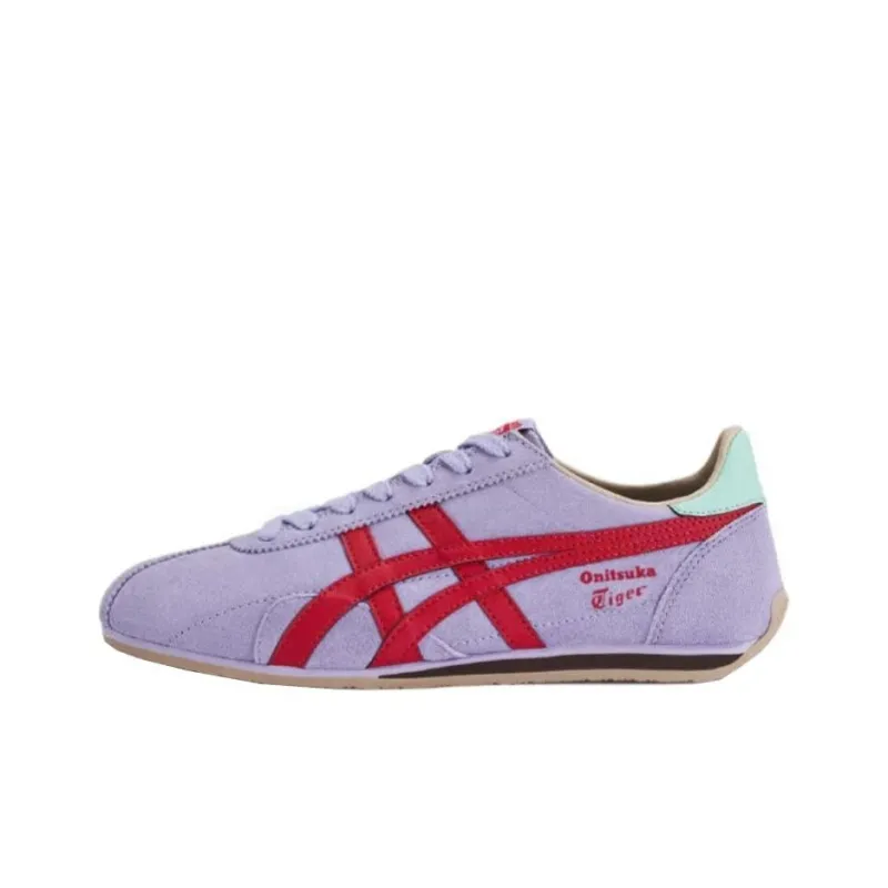 Onitsuka Tiger Runspark Anti Slip Wear Resistant Low Top Casual Shoes Unisex Fuchsia-0