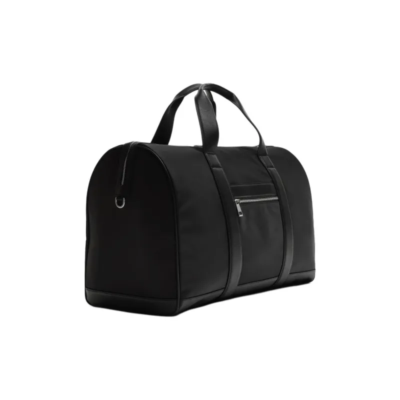 ZARA Polyamide One Shoulder Portable Travel Bag Men Black-1