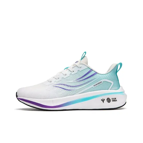 OUWENHEIMANBA Running Shoes Unisex Low-Top White/Blue