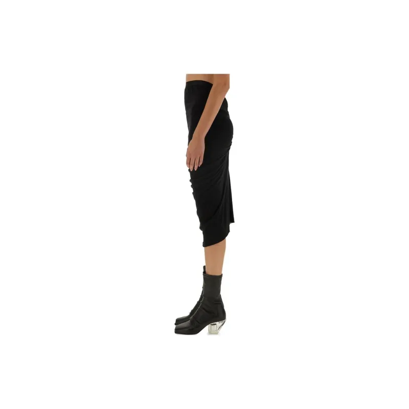 RICK OWENS/RO Casual Long Skirts Women's Black-2
