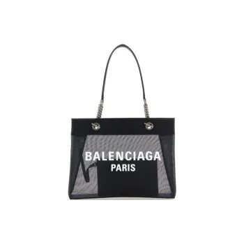 Balenciaga Logo Printed Medium Tote Bag