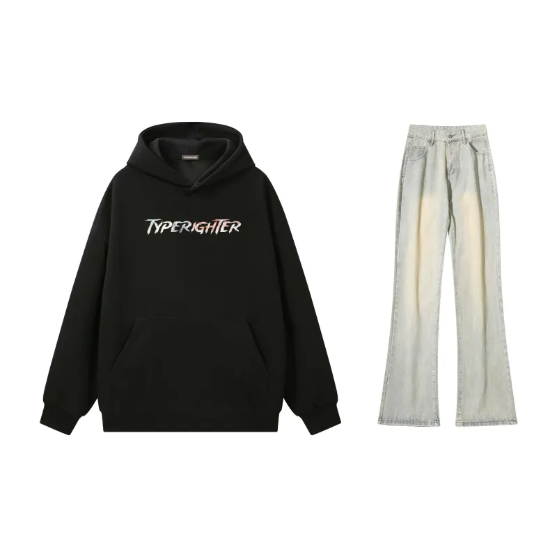 TYPERIGHTER Sweatshirt Set Unisex-4
