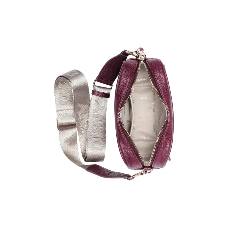 DKNY Imitation Leather Camera Bag Shoulder Bag Crossbody Bag Women's Red-4