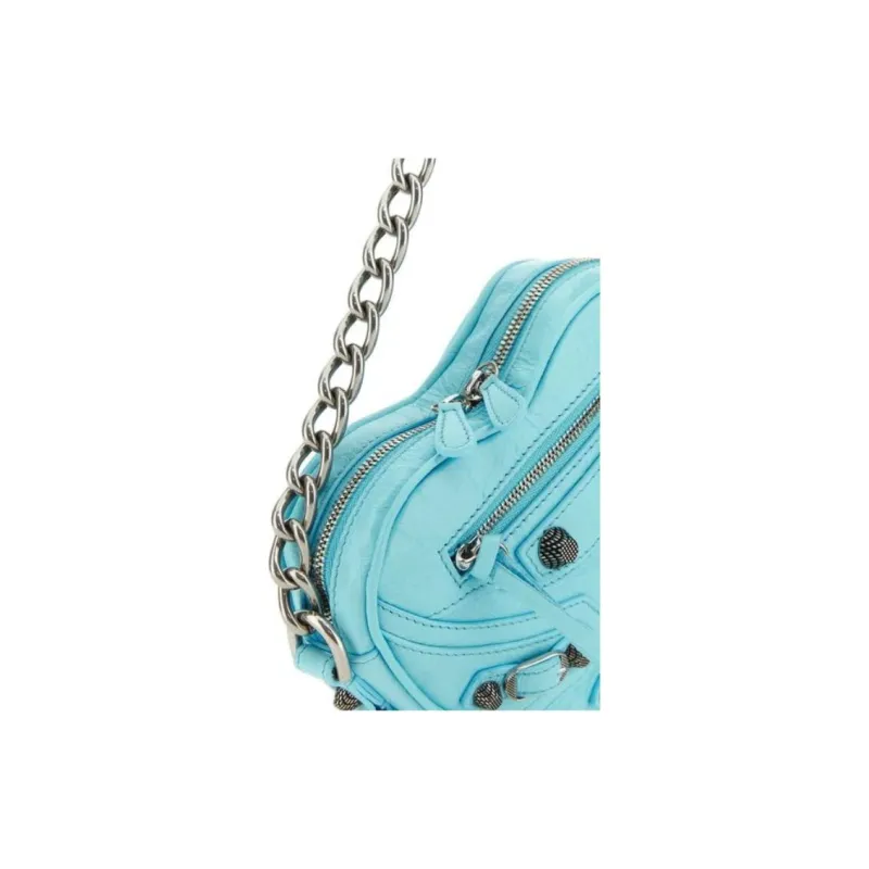 Balenciaga Mini Le Cagole Heart Crossbody Bag-8