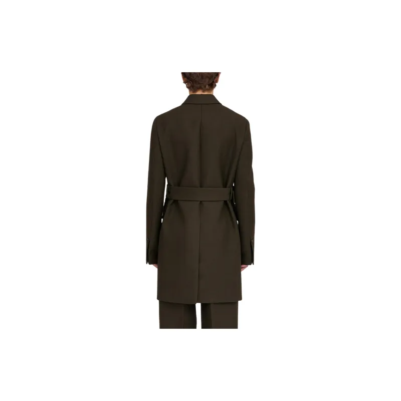 FERRAGAMO FW24 Coats Men's Green-1
