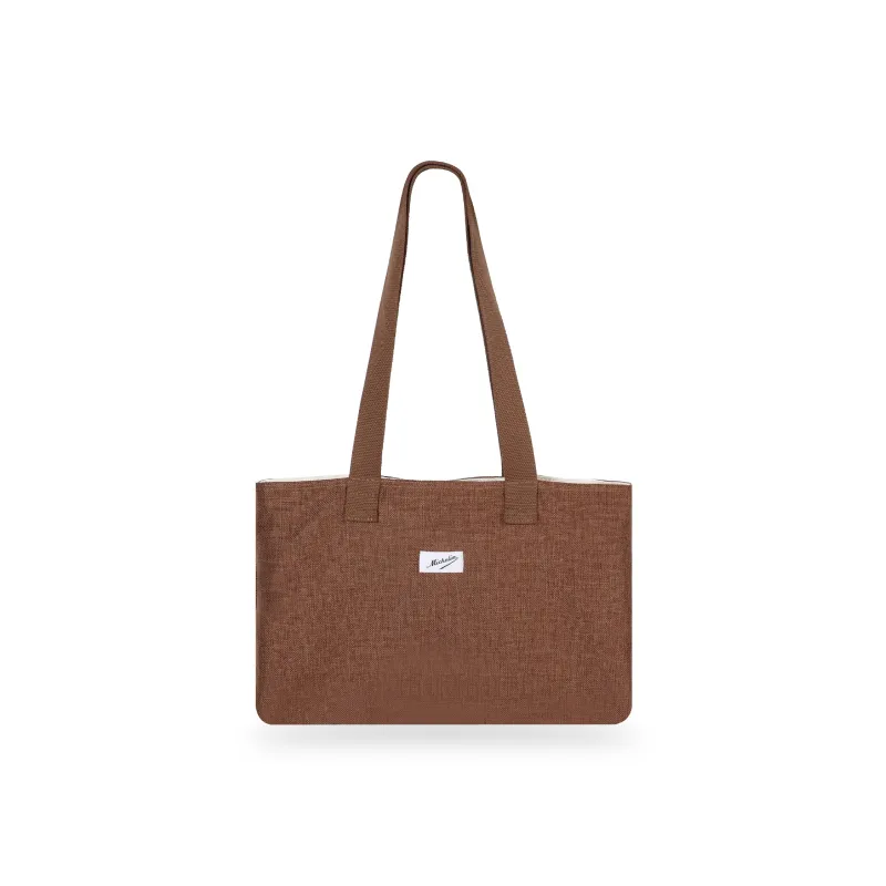 Michelin Oxford Shoulder Bag Regular Unisex Coffee-2