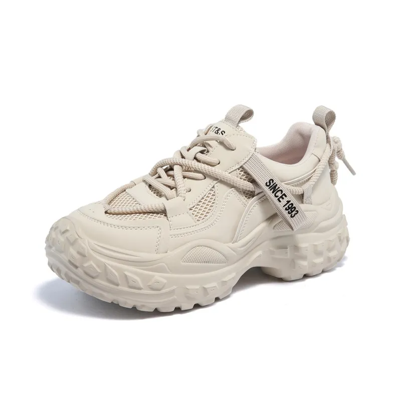 ST&SAT Wear-Resistant Breathable Slip-Resistant Chunky Sneakers Women's-11