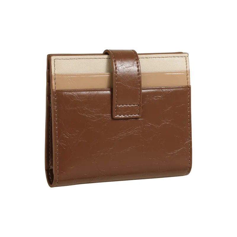 Miao Di Wallets Latte Layered Snow-2