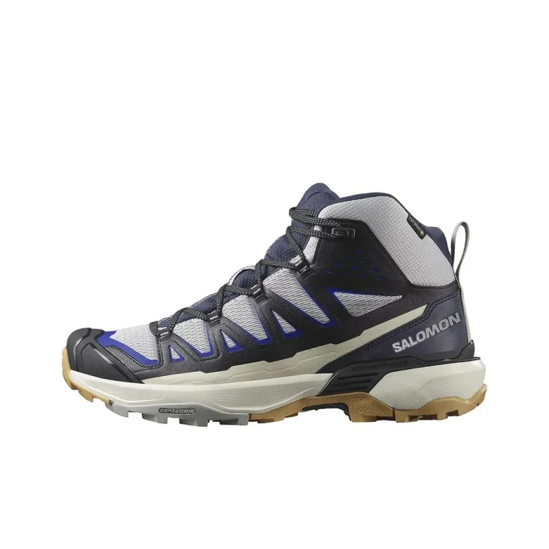 SALOMON X ULTRA 360 Anti Slip Wear Resistant Mid Top Hiking Shoes Men's Gray Black-0