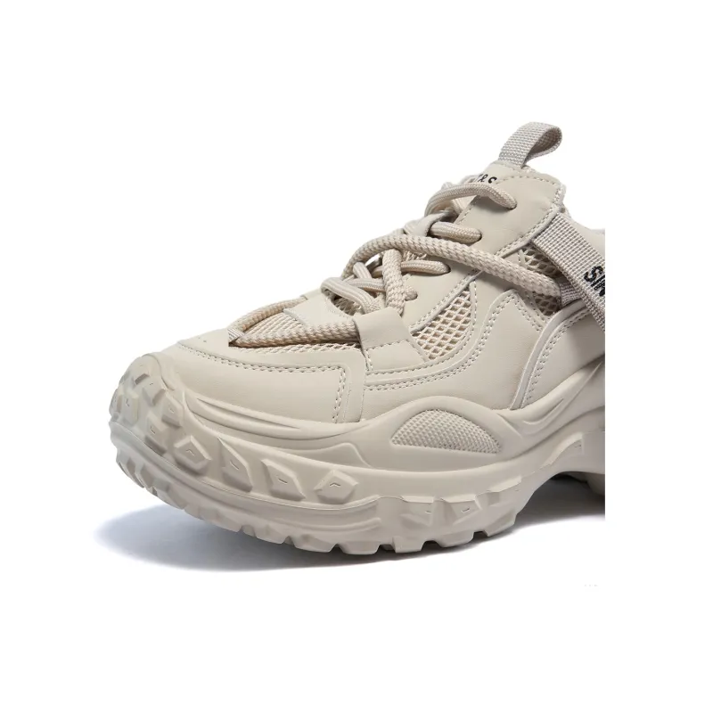 ST&SAT Wear-Resistant Breathable Slip-Resistant Chunky Sneakers Women's-15