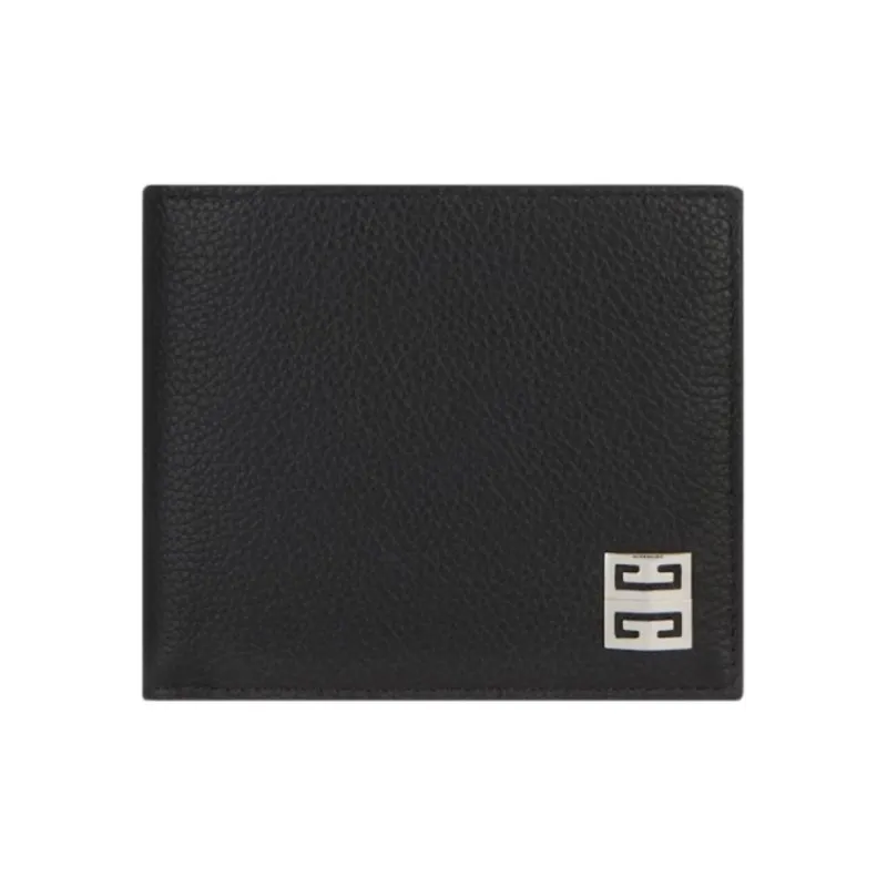 GIVENCHY Cow Leather Zero-Dollar Wallet Card Holder Wallet Men's Black-1