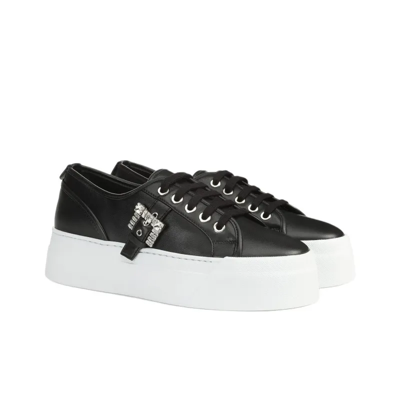 SERGIO ROSSI SR Twenty Low-Top Skateboard Shoes Women's Black-2