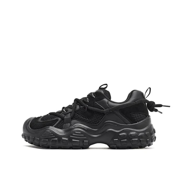 AGSDON Abrasion Resistant Slip Resistant Low Top Chunky Sneakers Women's-6