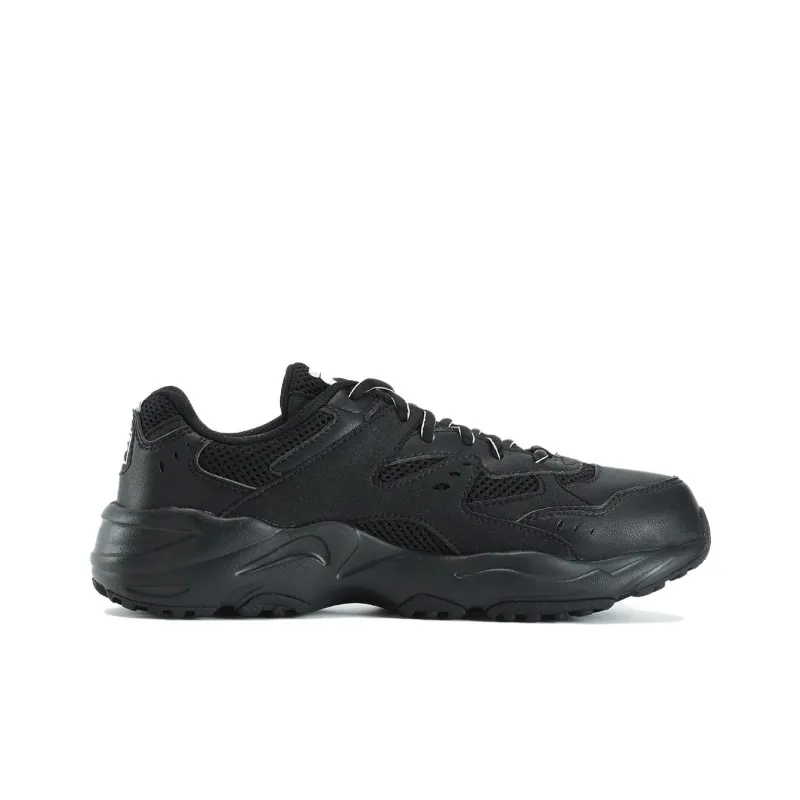 FILA Heritage FHT Cushioned Wear Resistant Breathable Low Top Casual Shoes Women's Black-1