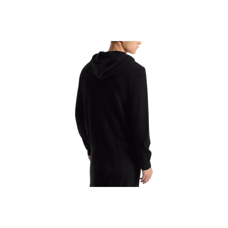 MICHAEL KORS Wool And Cashmere Blend Zip Up Hoodie-1