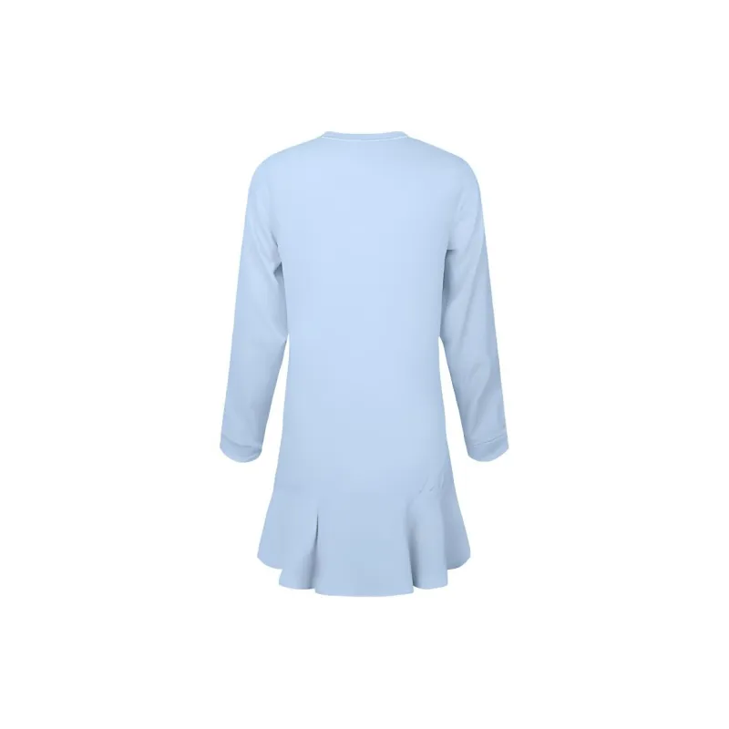 Adidas Originals Long Sleeved Dresses Women's Blue-1