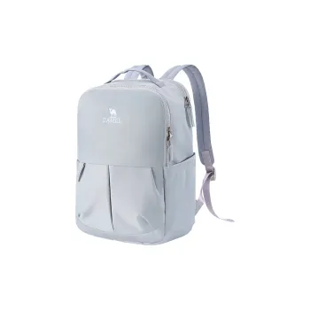 CAMEL Nylon Backpack Regular Unisex Storm Gray/Deep Black