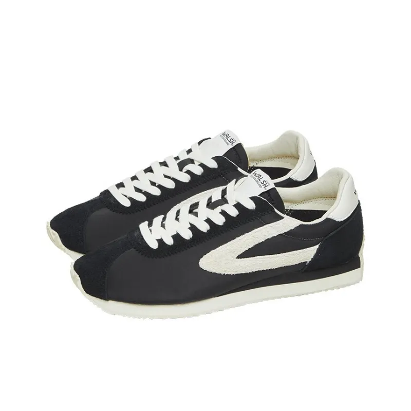 Norman Walsh Abrasion Resistant Low Top Running Shoes Unisex Black Beige-2