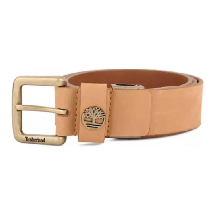 Timberland Leather Leather Belts Men Coffee Width 4.4cm-2