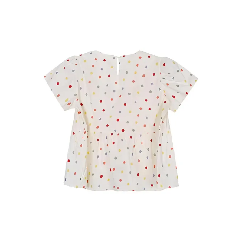 XINBANGBANG Shirt Women's Colorful Specks-1